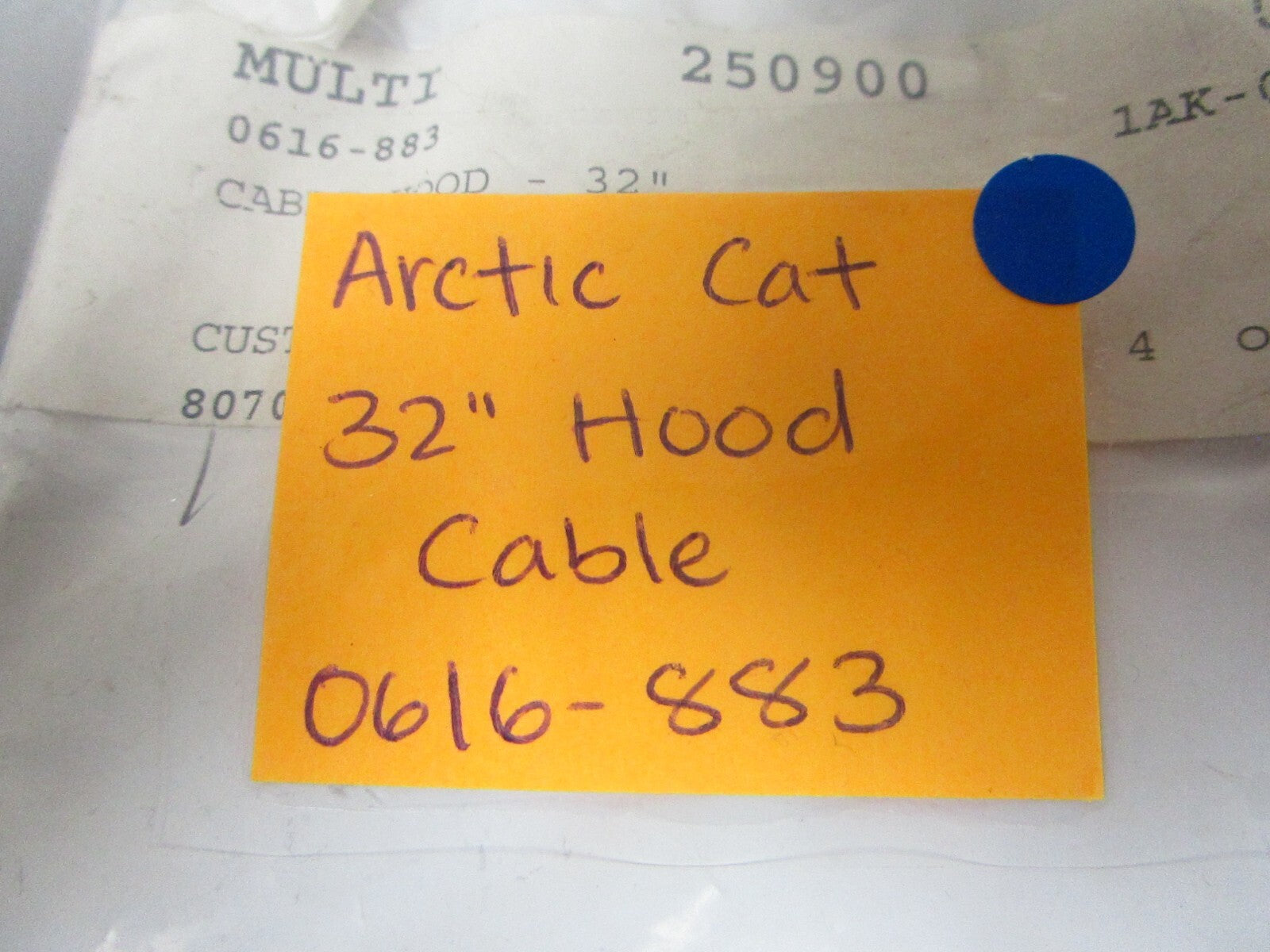 *NEW OEM* 0720 Arctic Cat 32" Hood Cable 0616-883