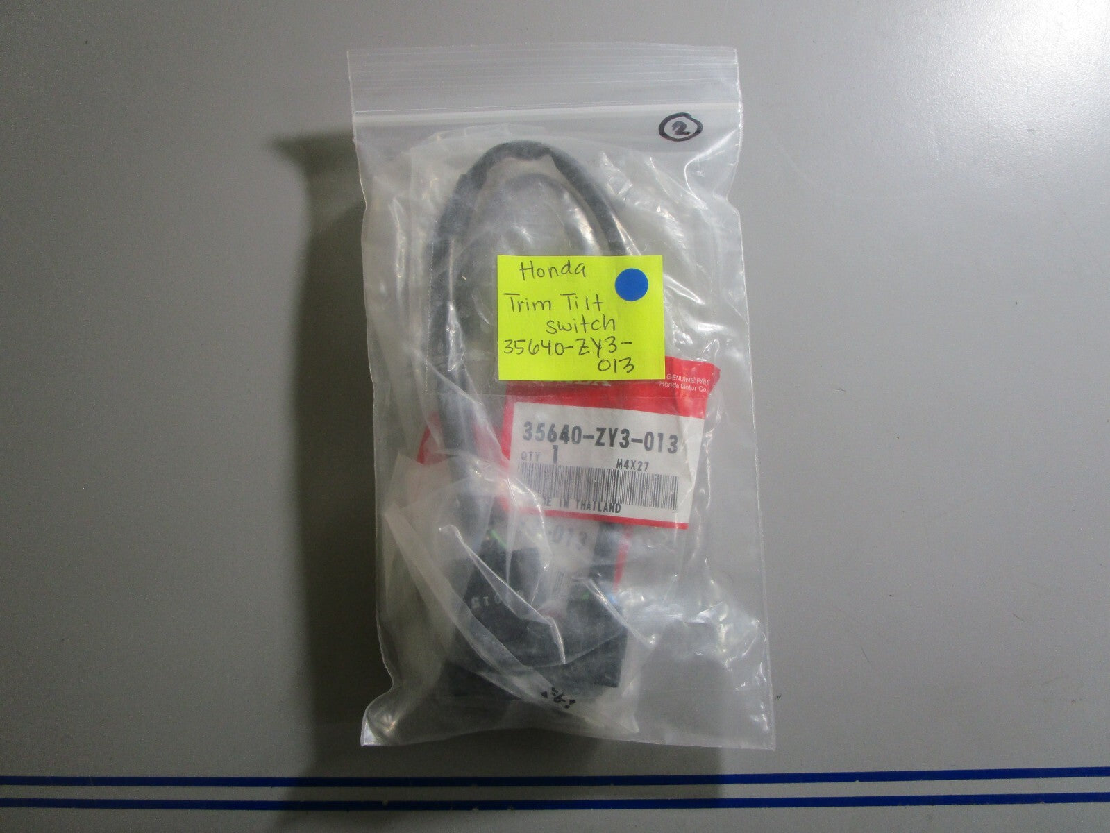*NEW OEM* 0810 Honda Trim Tilt Switch 35640-ZY3-013
