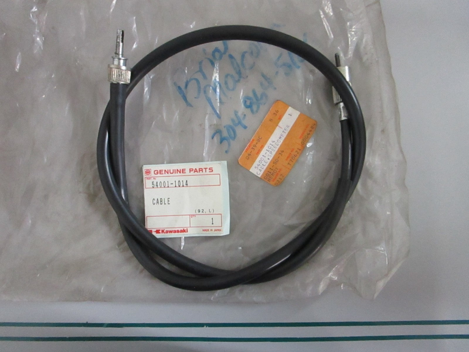 Kawasaki NEW OEM Speedometer Cable 54001-1014 KLR KZ NOS Genuine Part 0820