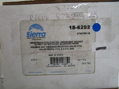 *NEW OEM* 0820 Sierra Starter 18-6292 Replaces: 872241 873549