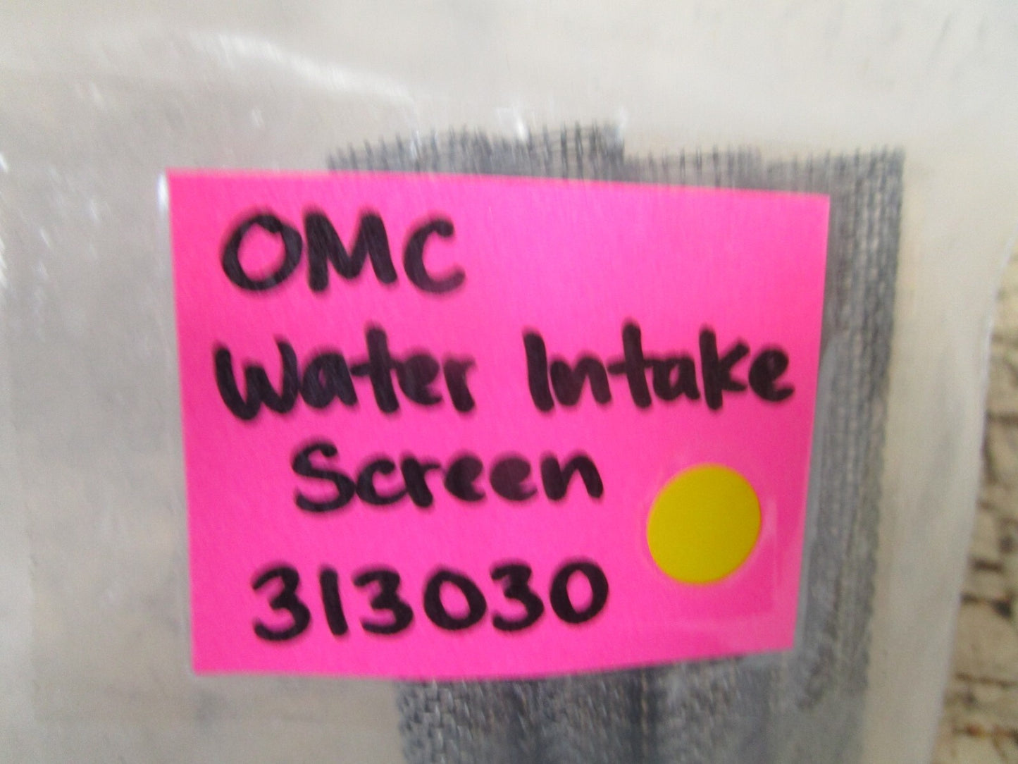 *NEW OEM* 0810 OMC Johnson Evinrude Water Intake Screen 313030 0313030