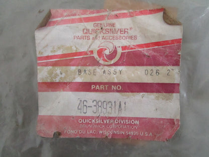 NEW OEM 46-38931A1 Mercury Quicksilver Water Pump Base 0820