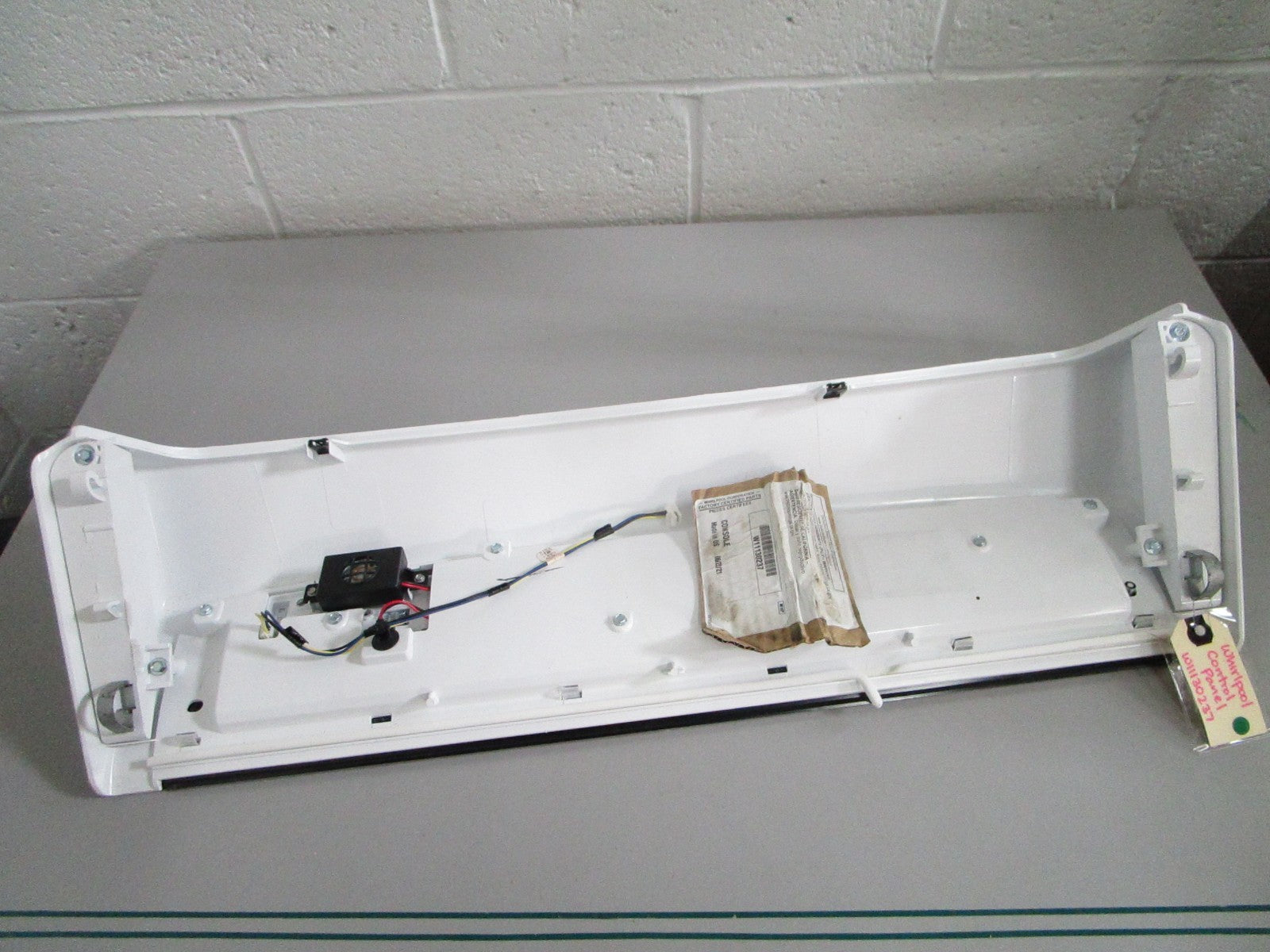 Whirlpool NEW OEM Washer Control Panel Console W11130237 NOS White Part 0820