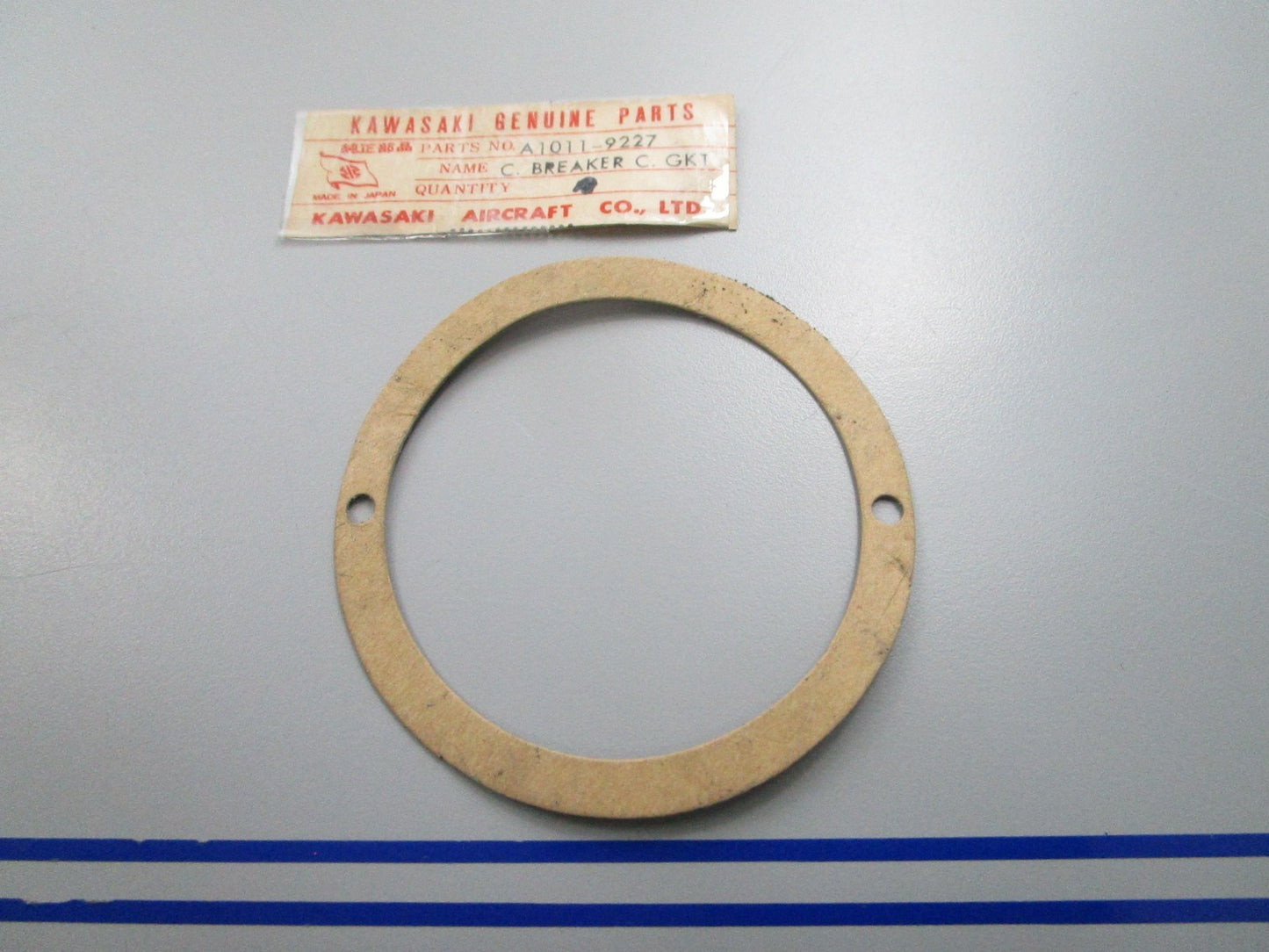 NEW OEM Kawasaki A1011-9227 Contact Breaker Cover Gasket 0810