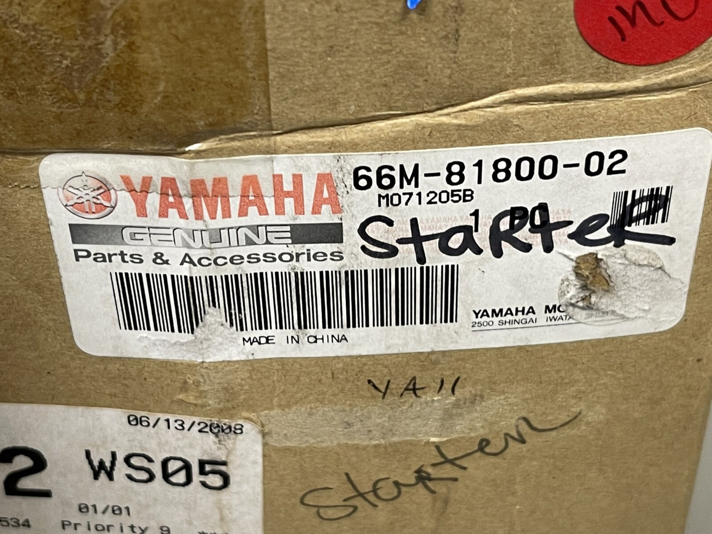 *NEW* 0670 Yamaha Mercury Starter Assembly 66M-81800-02-00 50-893894