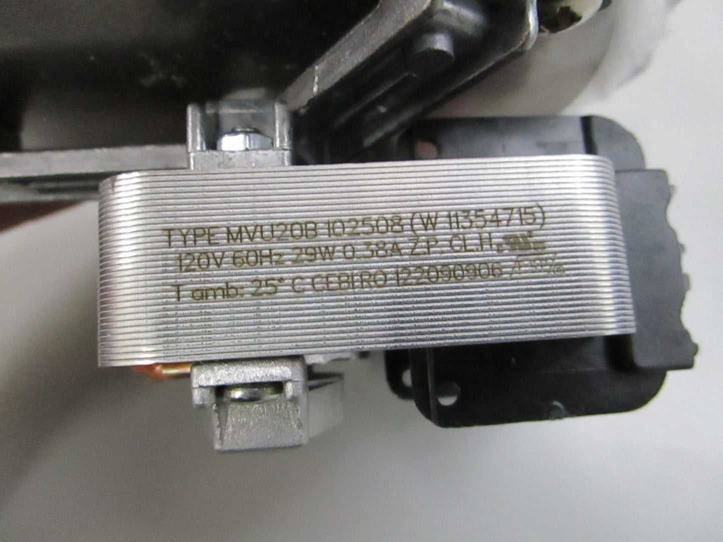 NEW OEM W11617227  Whirlpool Oven Fan Motor 0810