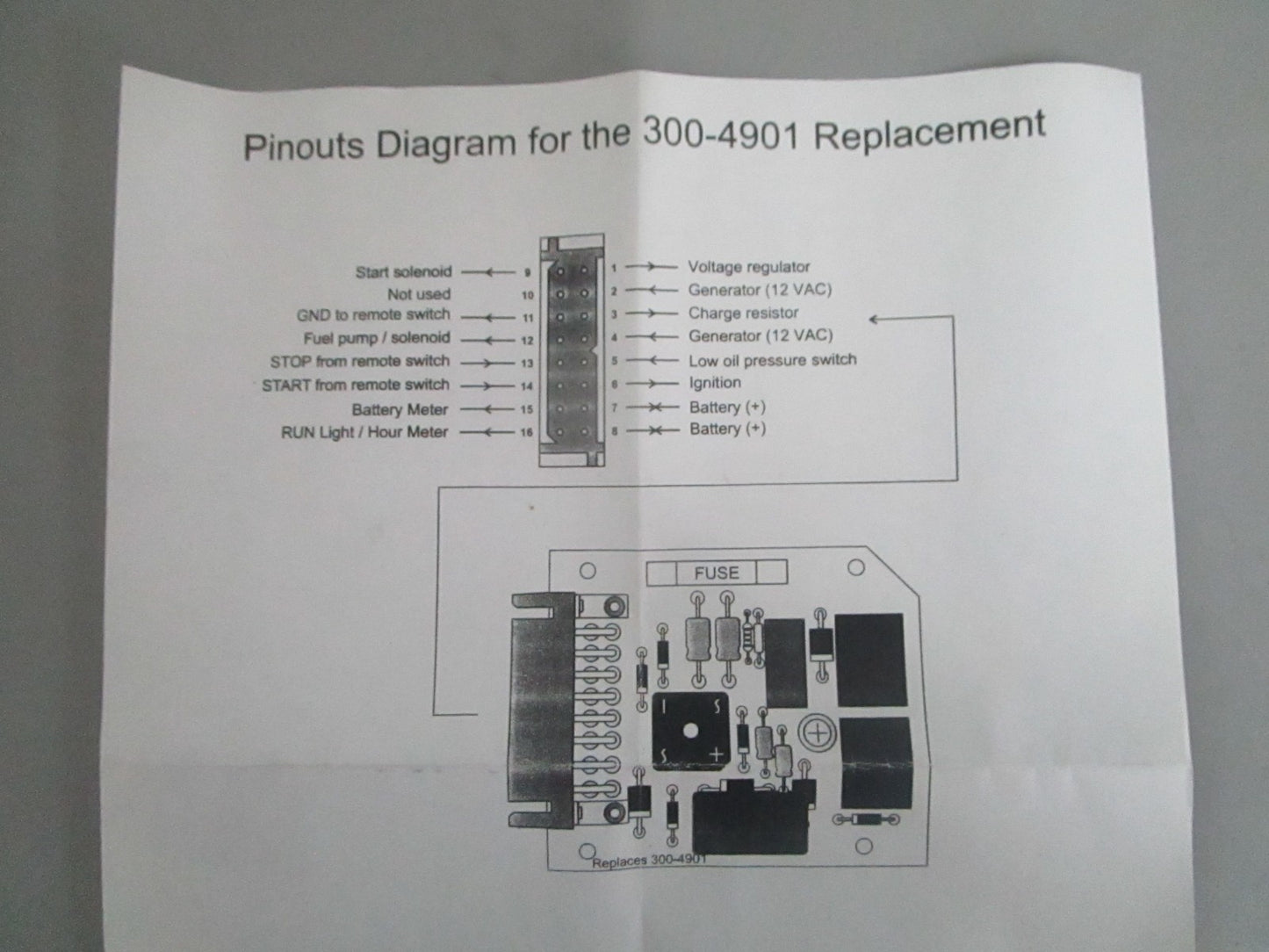 *NEW* 0820 Dinosaur Electronics Generator Circuit Board O4900142 Rep: 300-4901