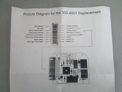 *NEW* 0820 Dinosaur Electronics Generator Circuit Board O4900142 Rep: 300-4901