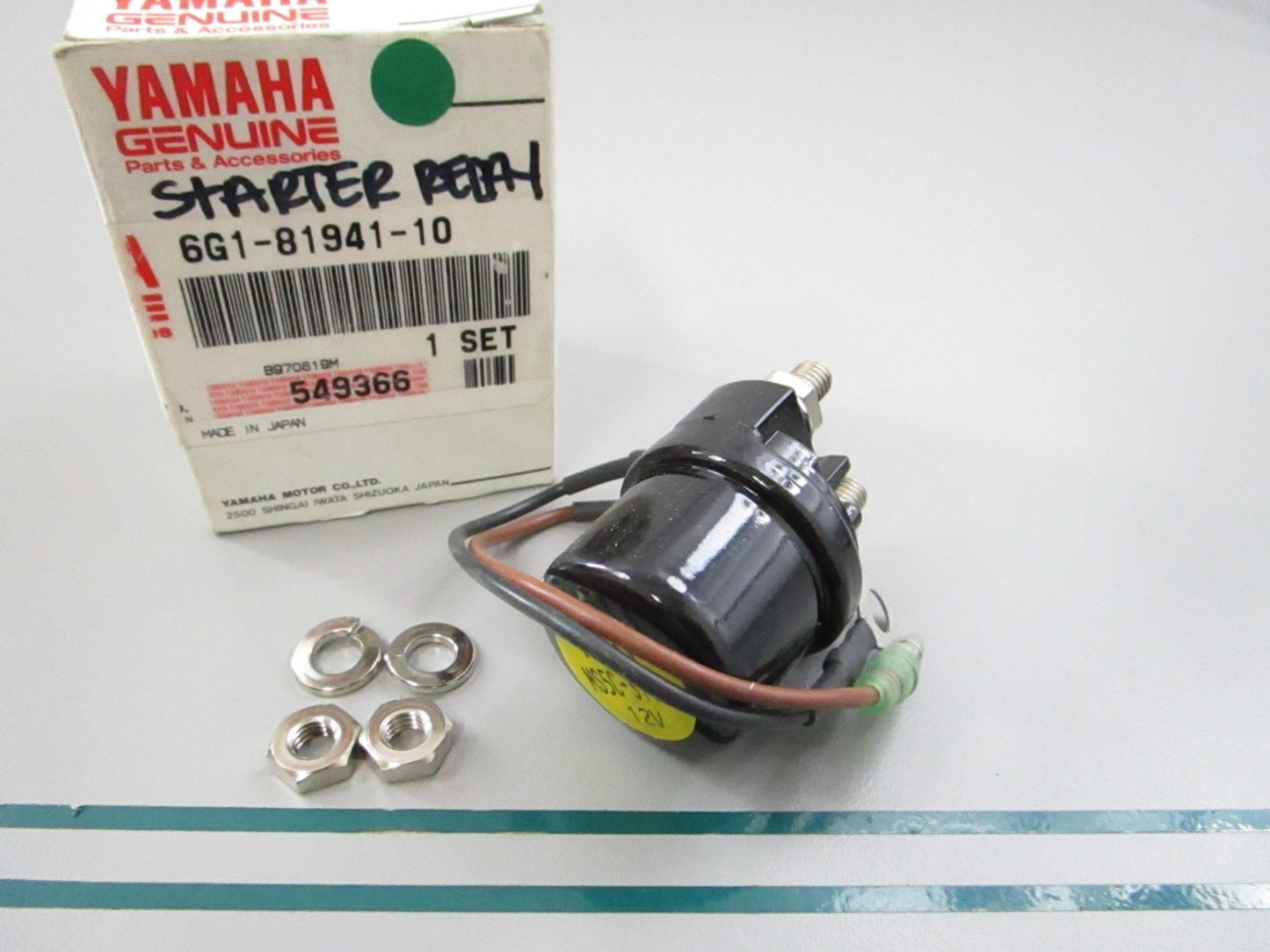 NEW OEM 6G1-81941-10-00-00 Yamaha Starter Relay 0810