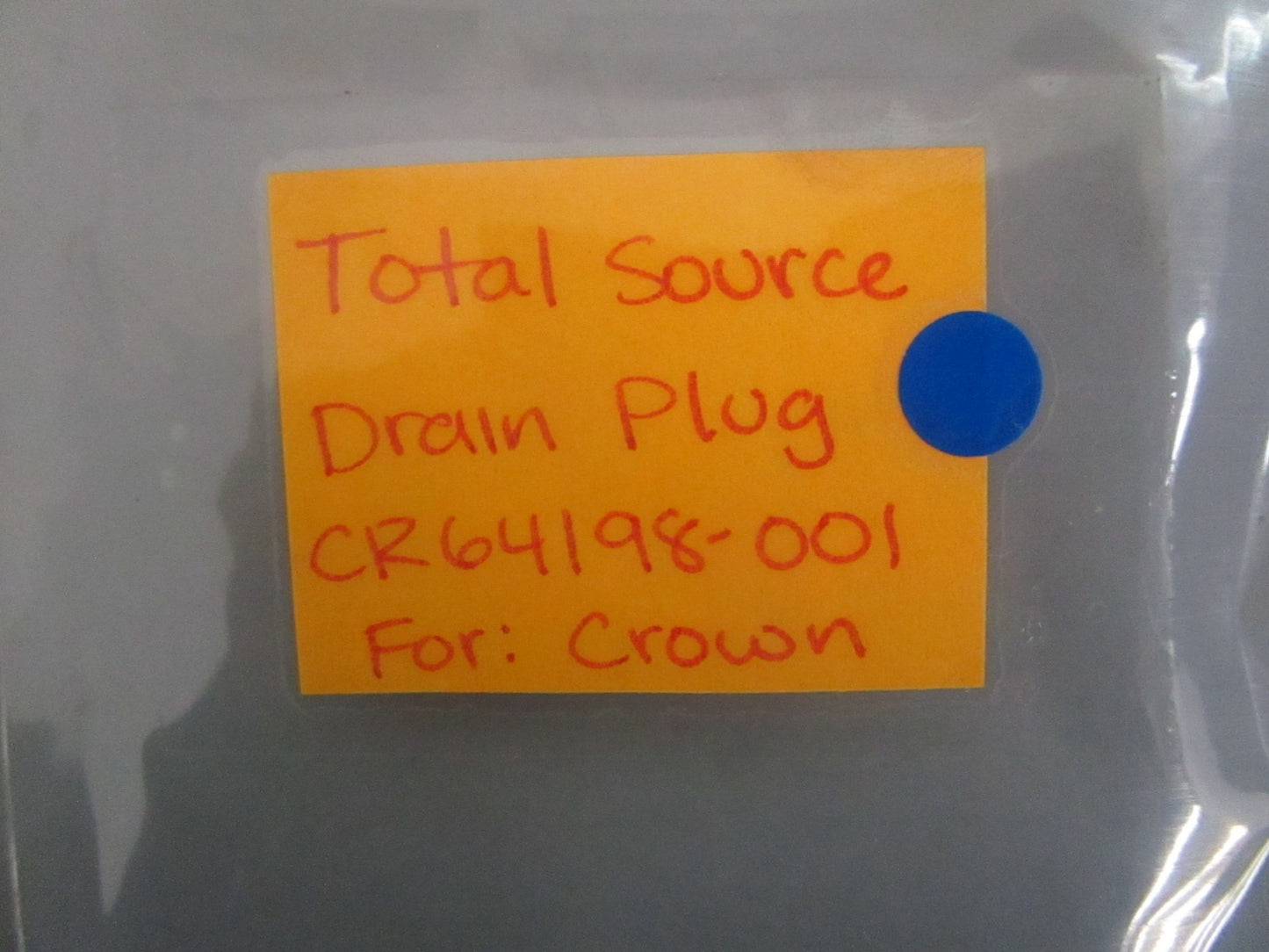 NEW CR64198-001 Total Source Drain Plug For: Crown 0820