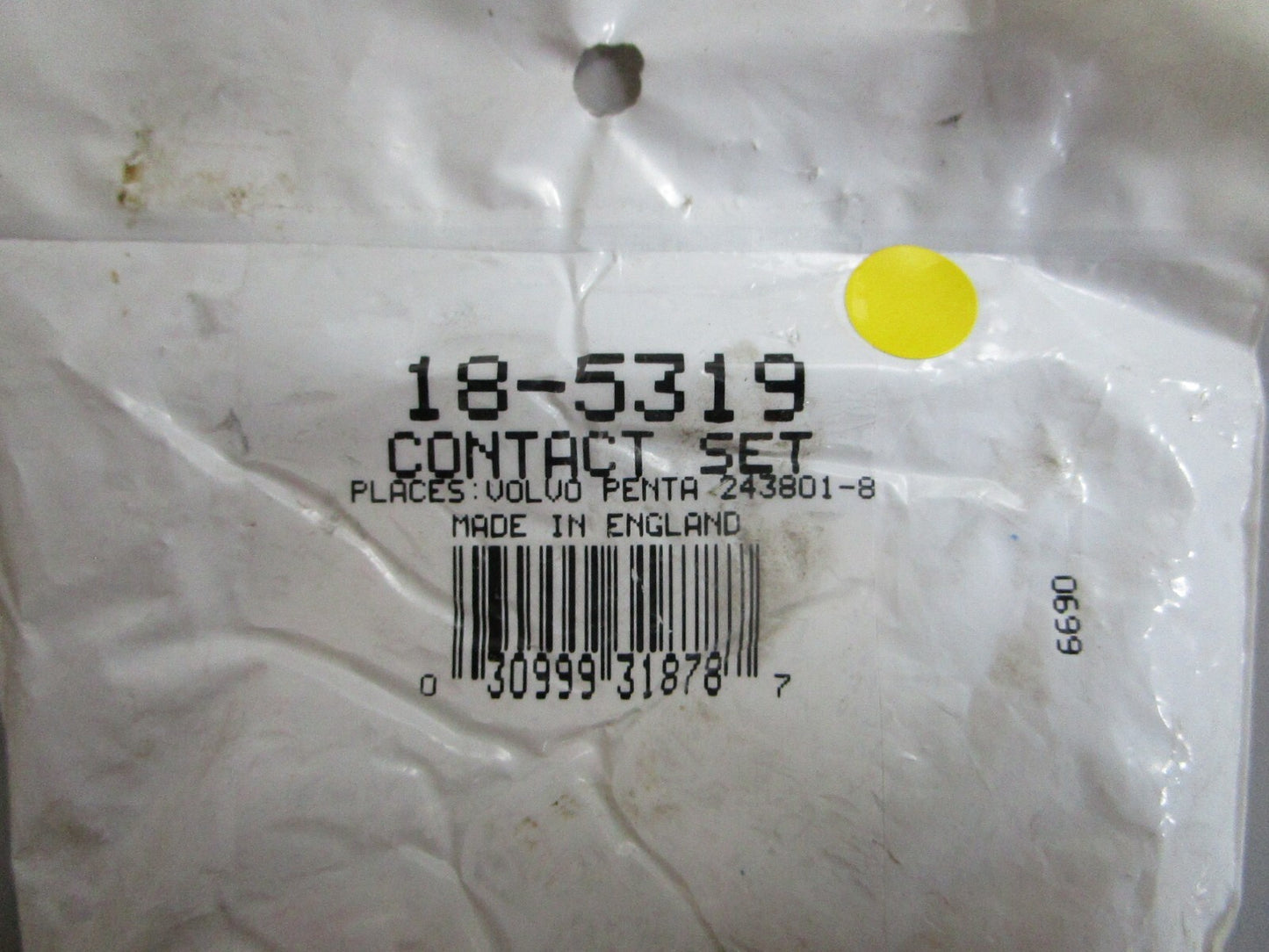 *NEW* 0810 Sierra Contact Set 18-5319 Replaces: Volvo Penta 243801-8