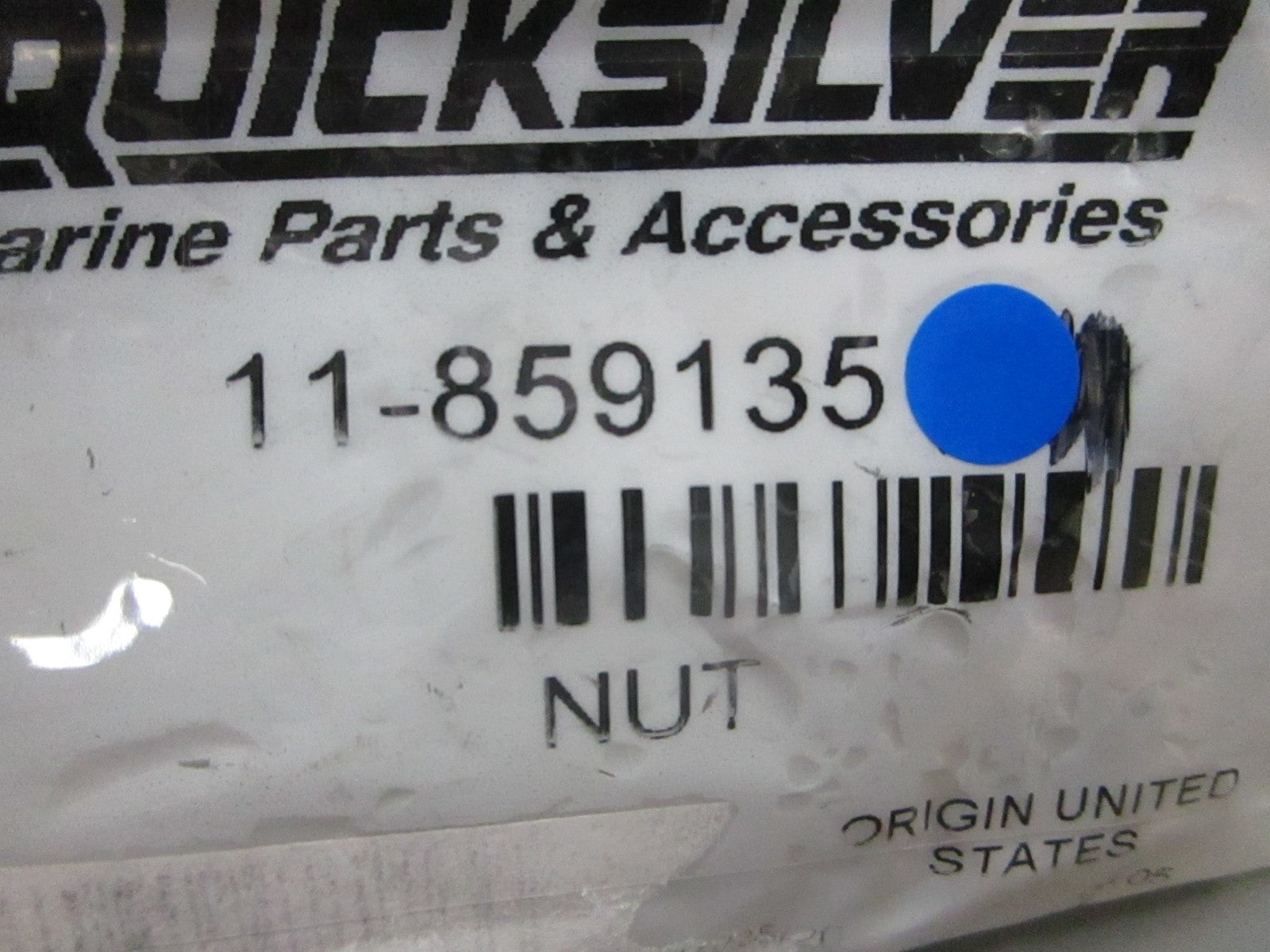 *NEW OEM* 0810 Mercury Quicksilver Nut 11-859135