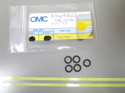 *NEW OEM* (LOT OF 5) 0750 OMC Johnson Evinrude O-RING 336982 0336982
