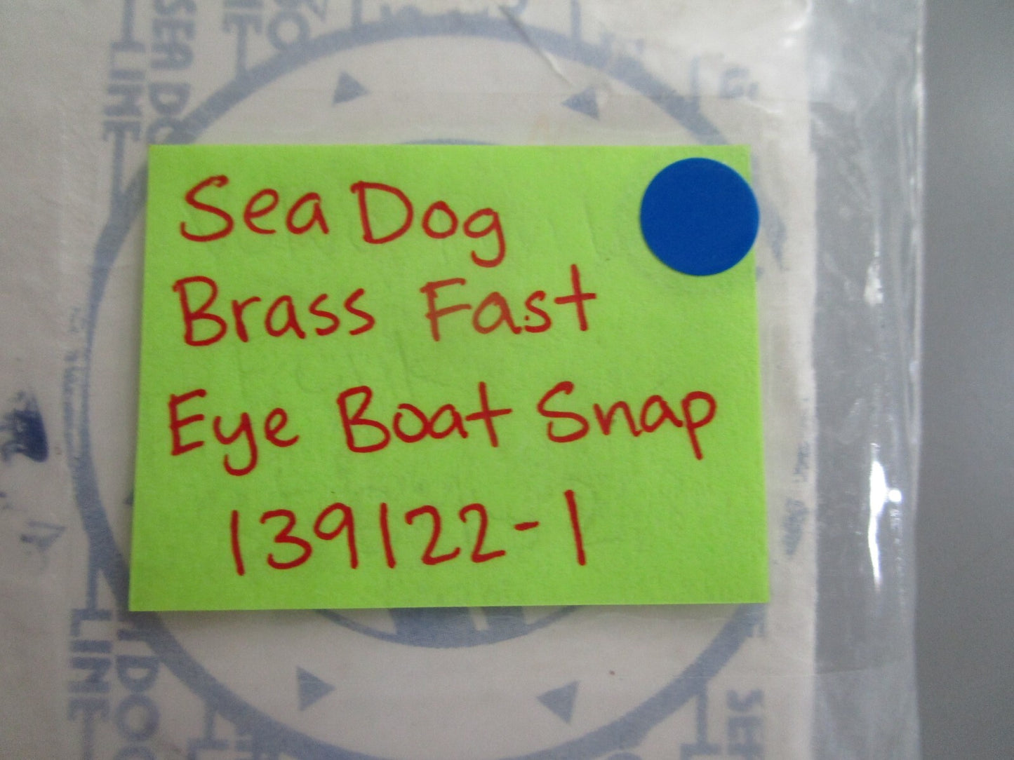 *NEW* (LOT OF 2) 0810 Sea-Dog Brass Fast Eye Boat Snap 139122-1