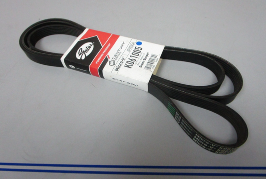 NEW K061005 Gates Micro-V Green Stripe 13/16" x 101 ⅛" Serpentine Belt 0720