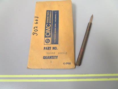 *NEW OEM* 0750 OMC NEEDLE VALVE 302668 0302668