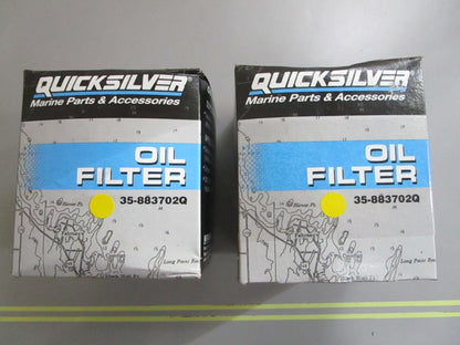 *NEW OEM* (LOT OF 2) 0810 Mercury Quicksilver Oil Filter 35-883702Q
