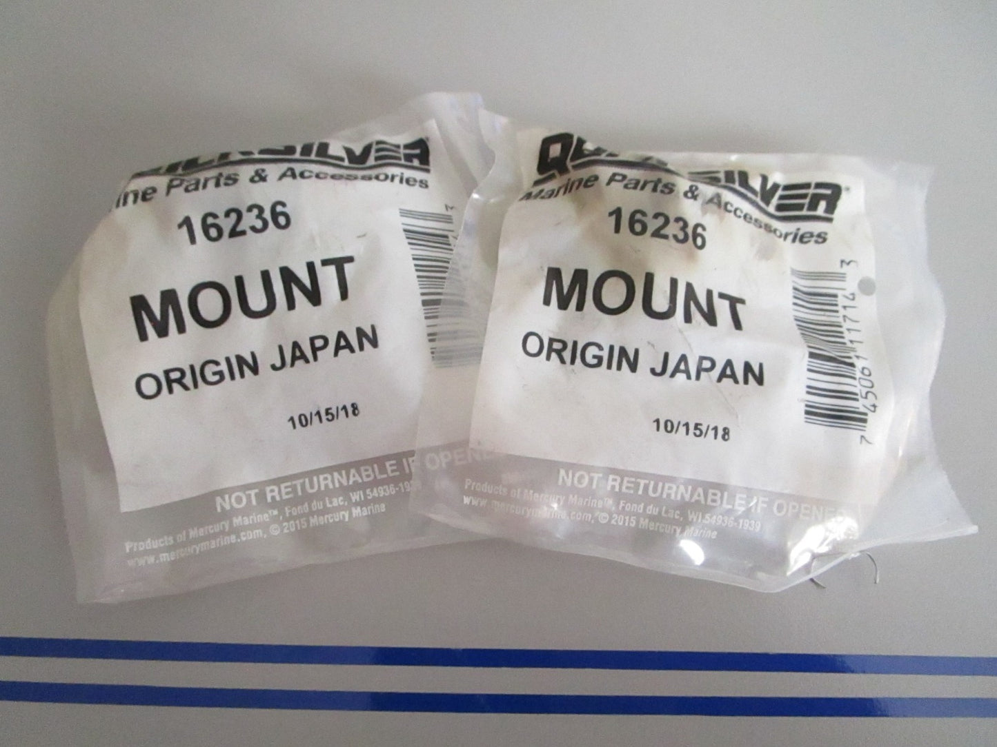 *NEW OEM* (LOT OF 2) 0720 Mercury Quicksilver Mount 16236