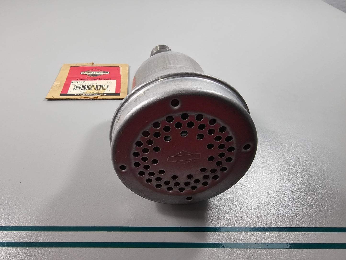 NEW OEM 496127 Briggs & Stratton Exhaust Muffler 0810