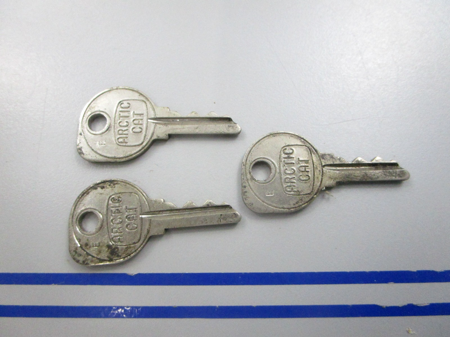NEW OEM (LOT OF 3) 0109-356 Arctic Cat Ignition Key E 0810