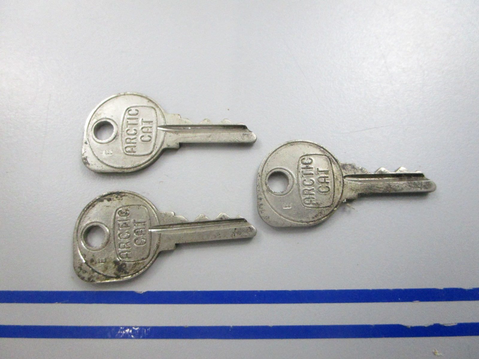 NEW OEM (LOT OF 3) 0109-356 Arctic Cat Ignition Key E 0810