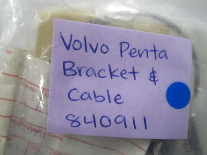 *NEW OEM* 0810 Volvo Penta Bracket & Cable 840911