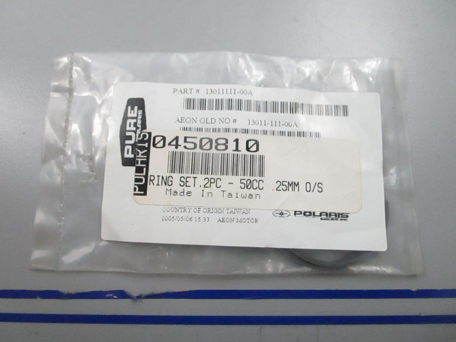 *NEW OEM* 0810 Polaris 2 Ring Set 0450810