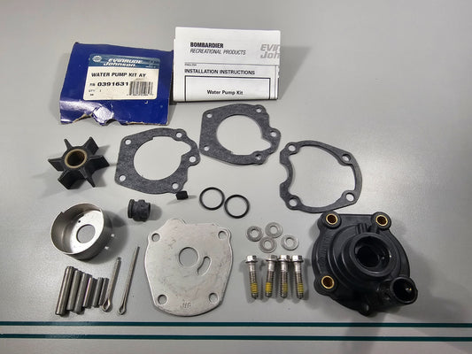 NEW OEM 391631 0391631 OMC Johnson Evinrude Water Pump Kit Assembly 0810