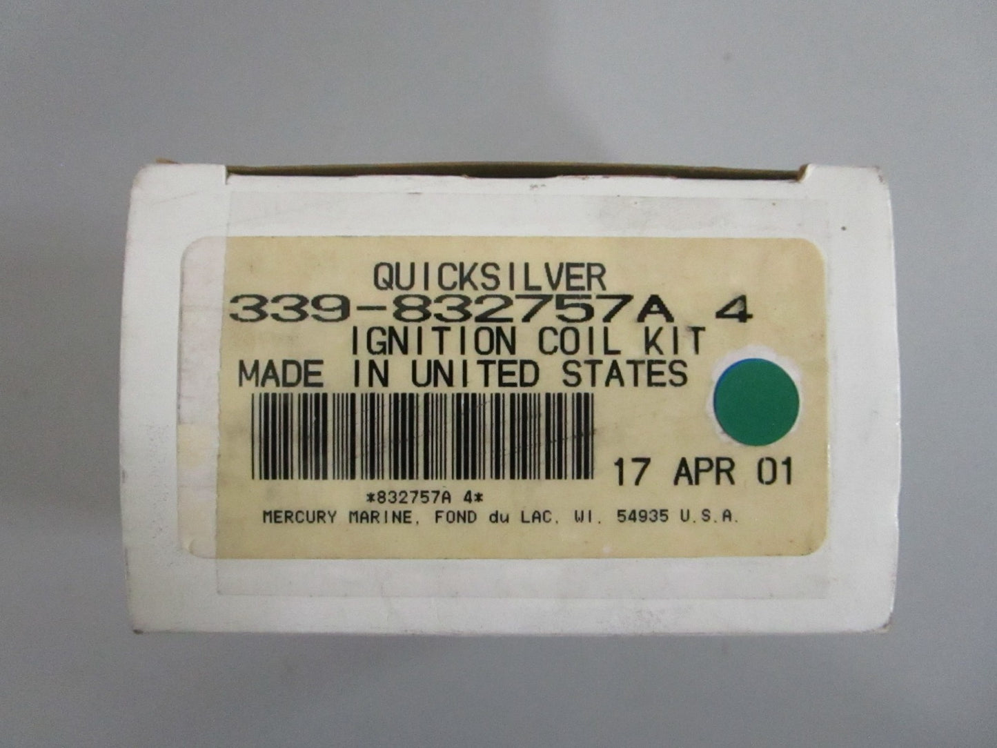 Mercury Quicksilver 339-832757A4 Ignition Coil Kit 2-Cycle 6-225HP NEW OEM 0820