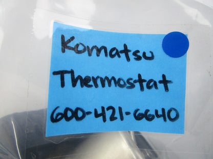NEW OEM 600-421-6640 Komatsu Thermostat 0810