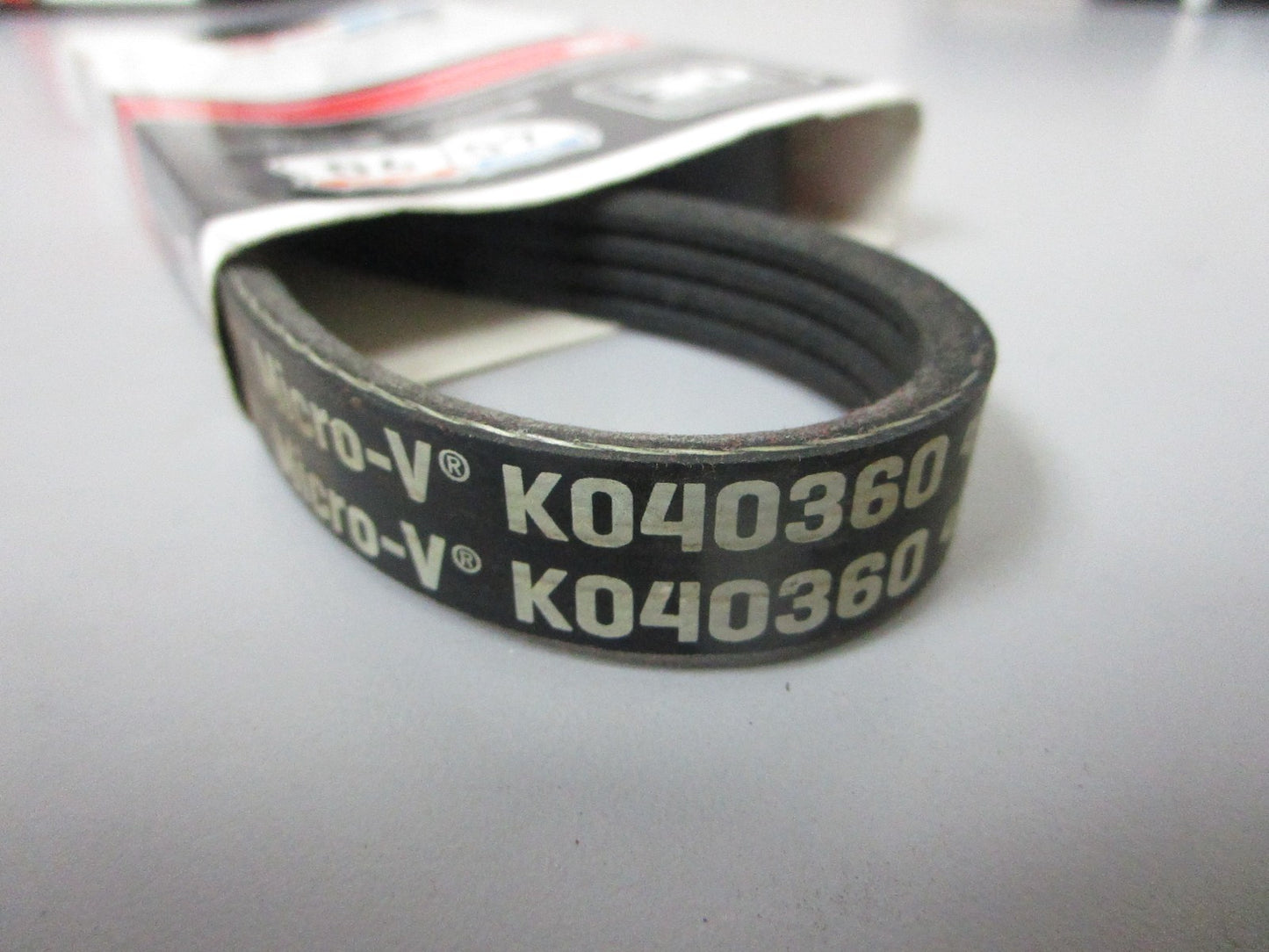NEW K040360 Gates Micro-V 9/16" x 36 ¾" Serpentine Belt 0720