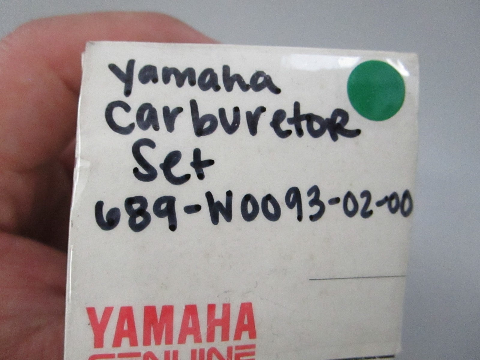 NEW OEM 689-W0093-02-00 Yamaha Carburetor Set 0810