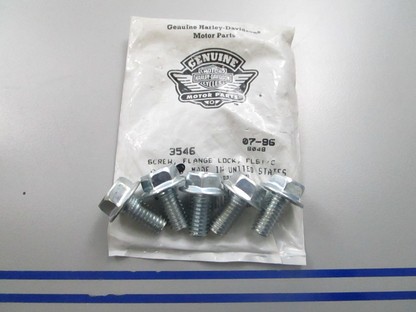 *NEW OEM* (LOT OF 5) 0810 Harley Davidson Flange Screw 3546