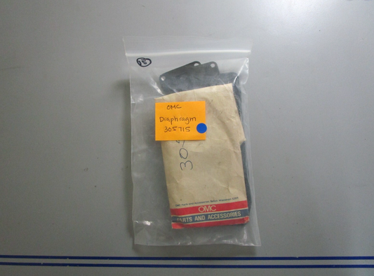 *NEW OEM* 0810 OMC Johnson Evinrude Diaphragm 305715 0305715