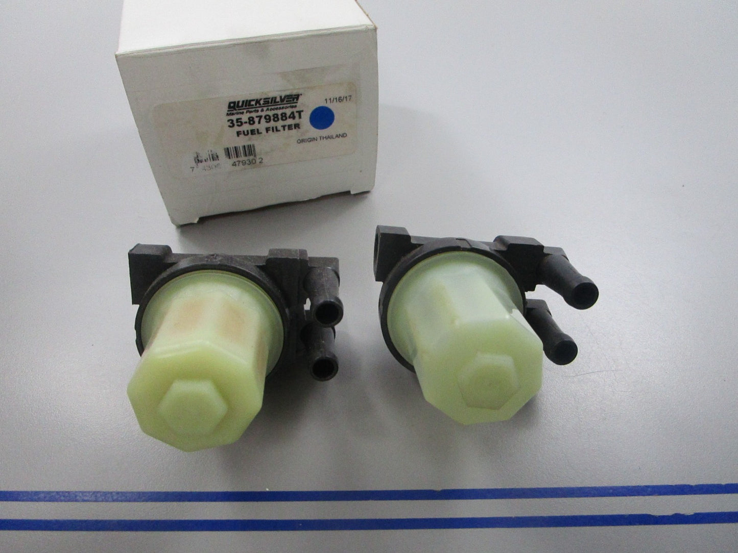 NEW OEM (LOT OF 2) 35-879884T Mercury Quicksilver Fuel Filter 0810