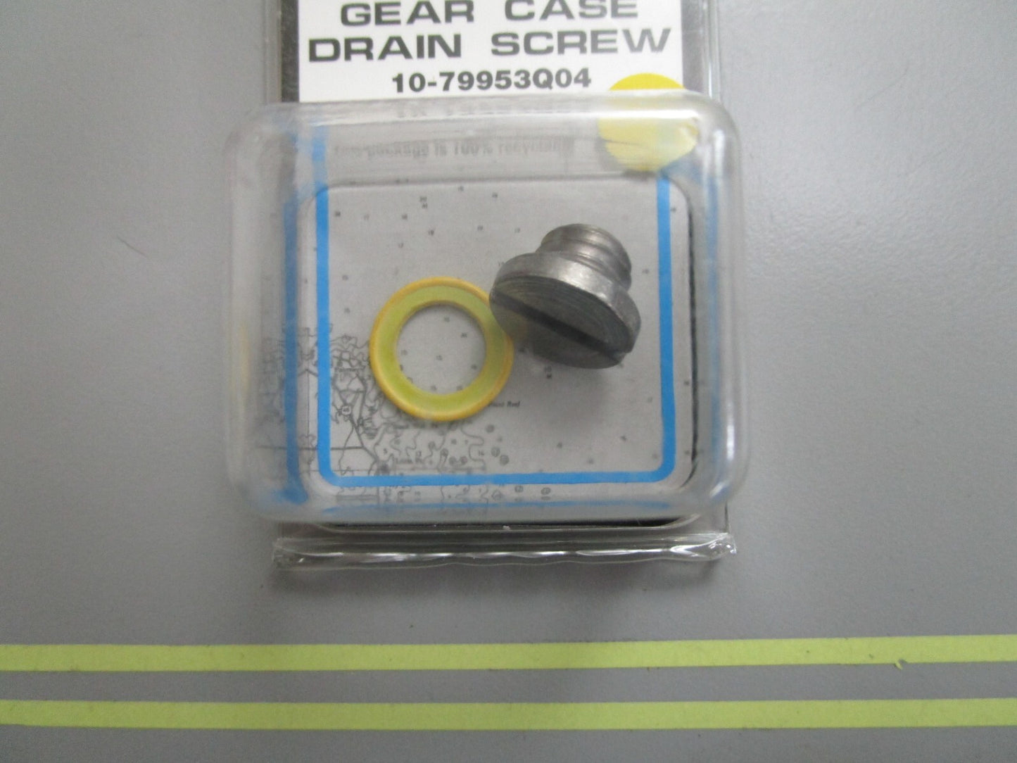 *NEW OEM* 0810 Mercury Quicksilver Gear Case Drain Screw 10-79953Q04