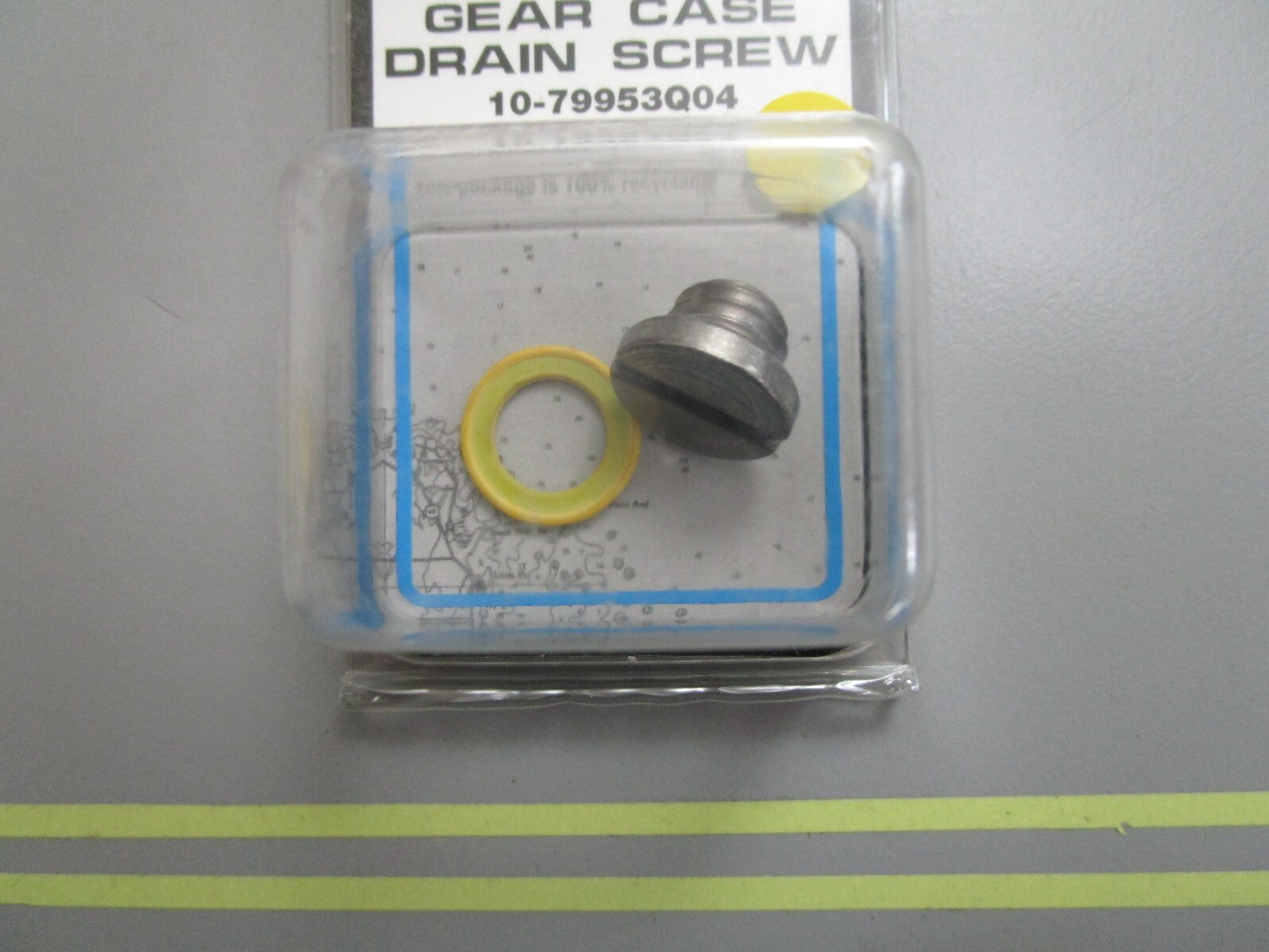 *NEW OEM* 0810 Mercury Quicksilver Gear Case Drain Screw 10-79953Q04