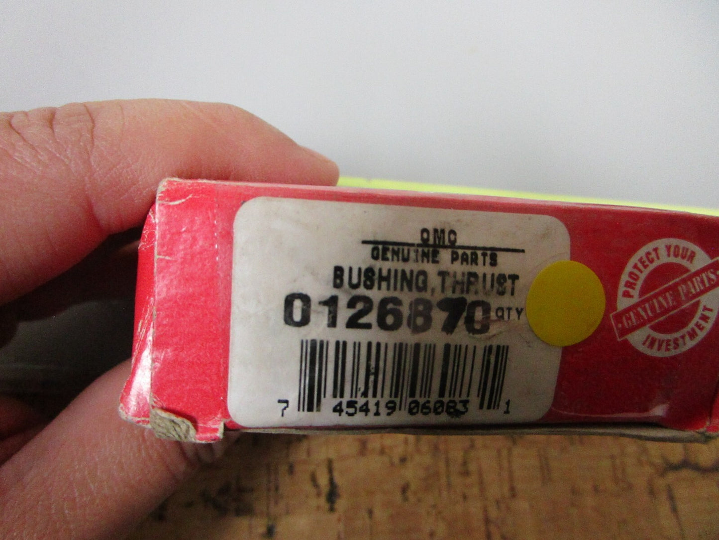 *NEW OEM* 0810 OMC Johnson Evinrude Thrust Bushing 126870 0126870