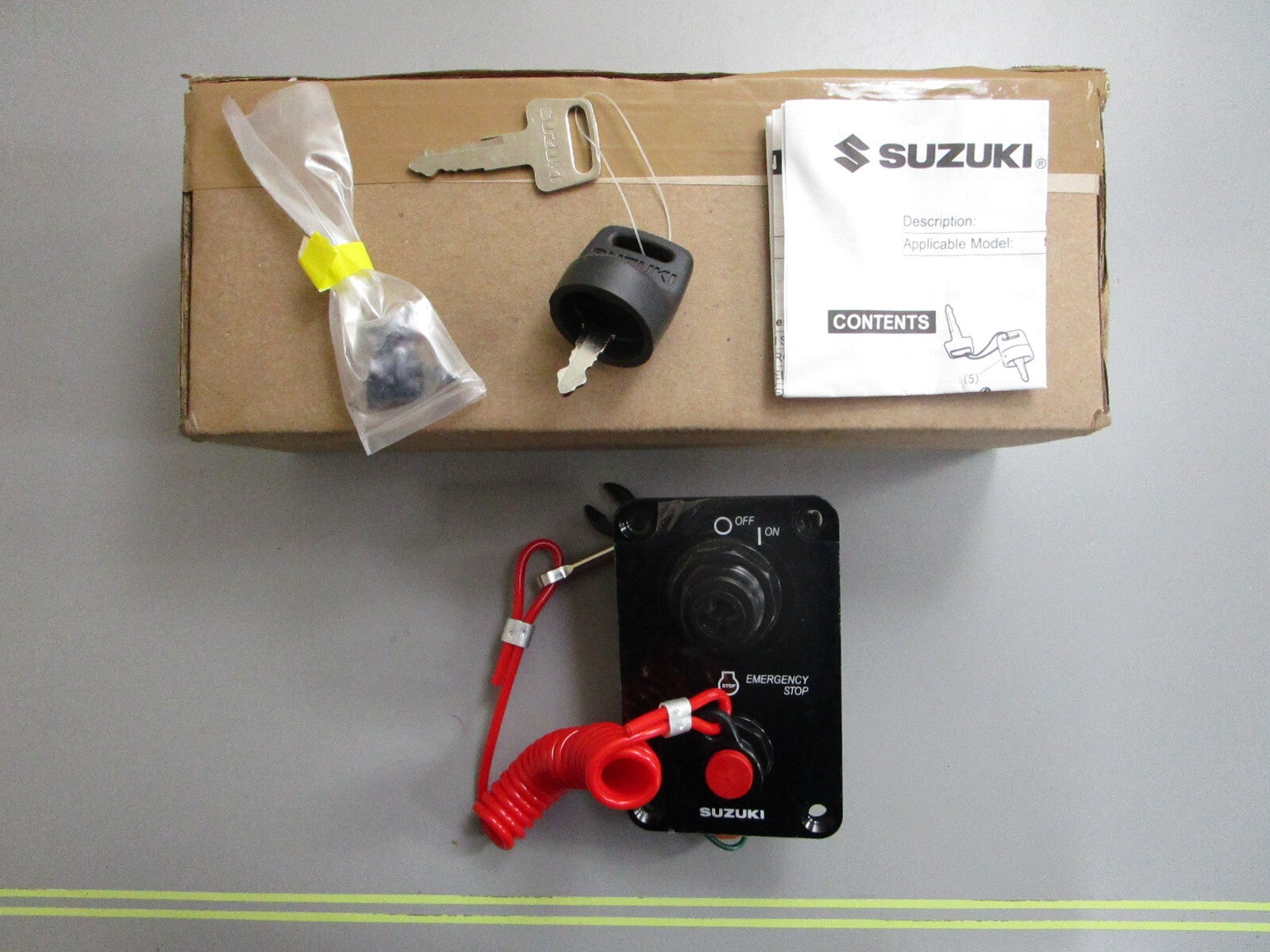 *NEW OEM* 0820 Suzuki Ignition Key Switch Panel 37100-96J27 37100-96J24