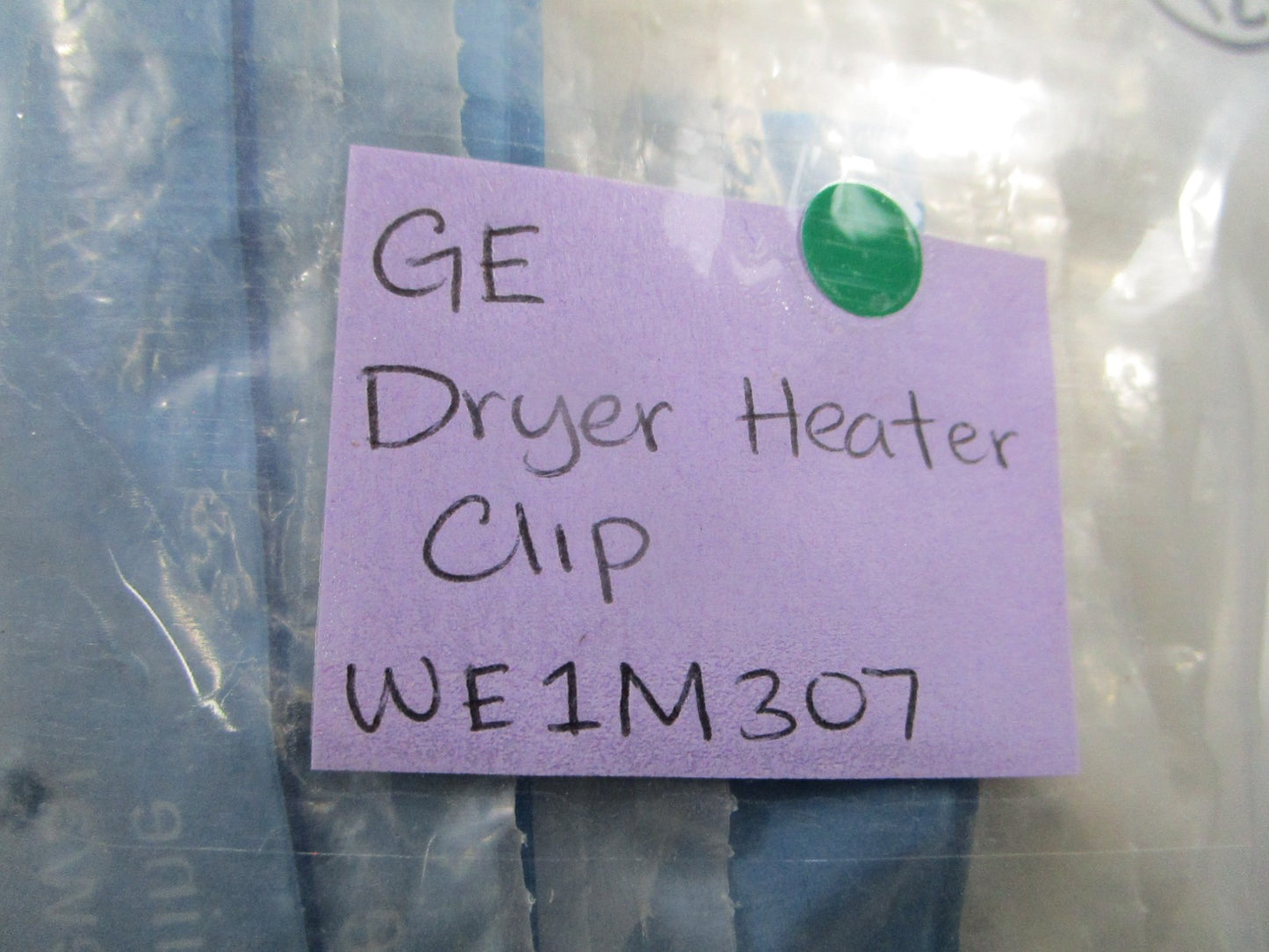 NEW OEM WE1M307 GE Dryer Heater Clip 0810