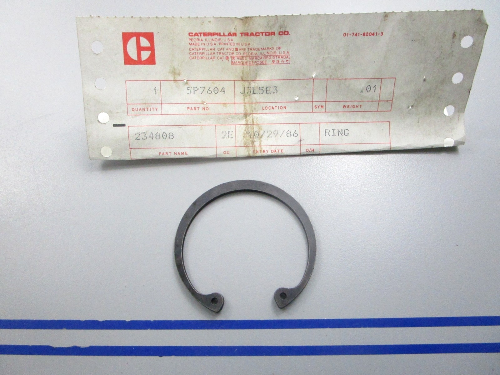 NEW OEM 5P-7604 CAT Ring 0810