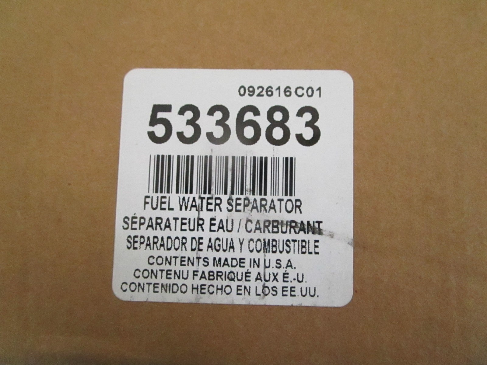 NEW OEM 33683 Wix Fuel Filter 0820