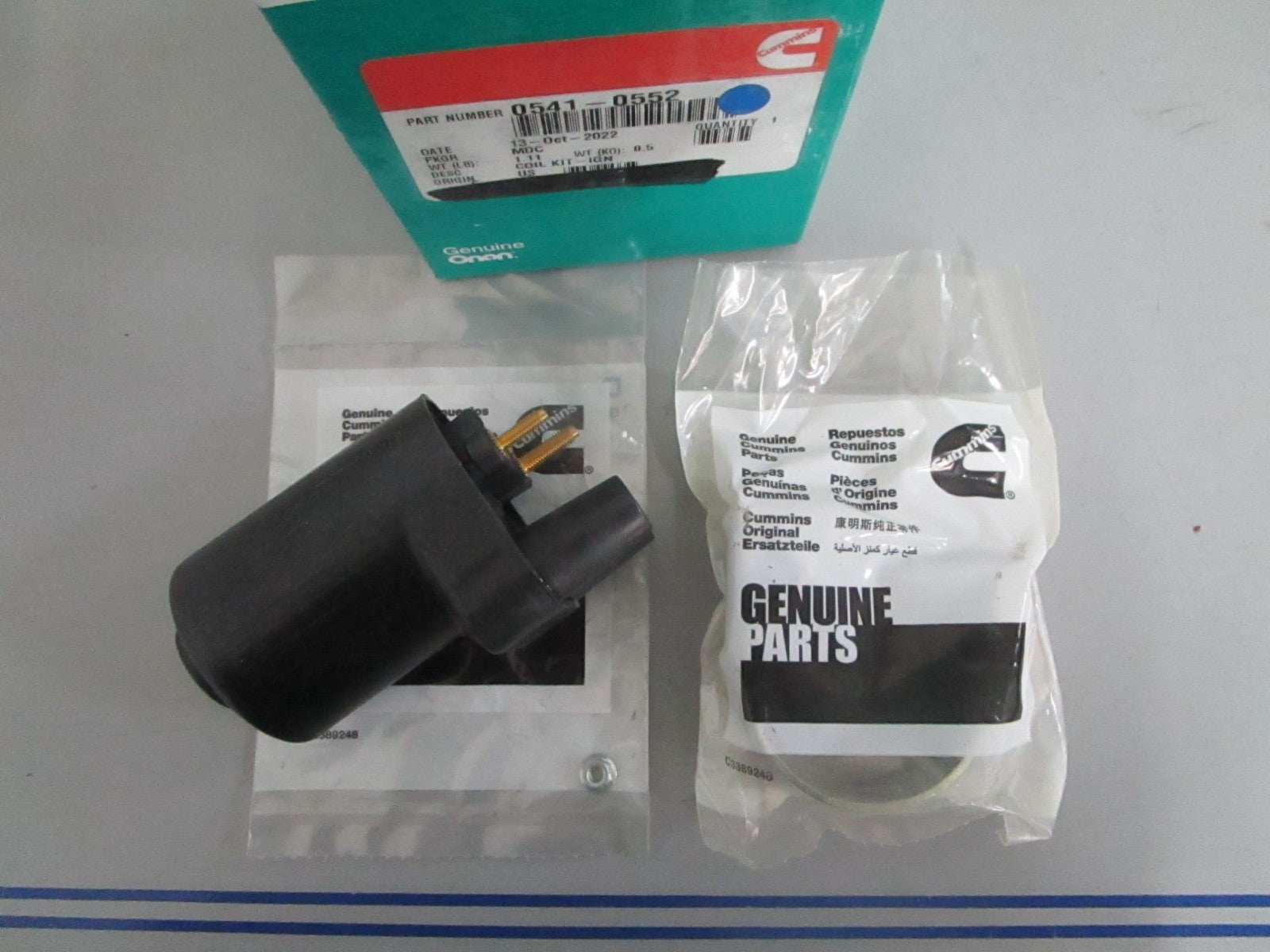 *NEW OEM* 0820 Onan Cummins Ignition Coil Kit 0541-0552