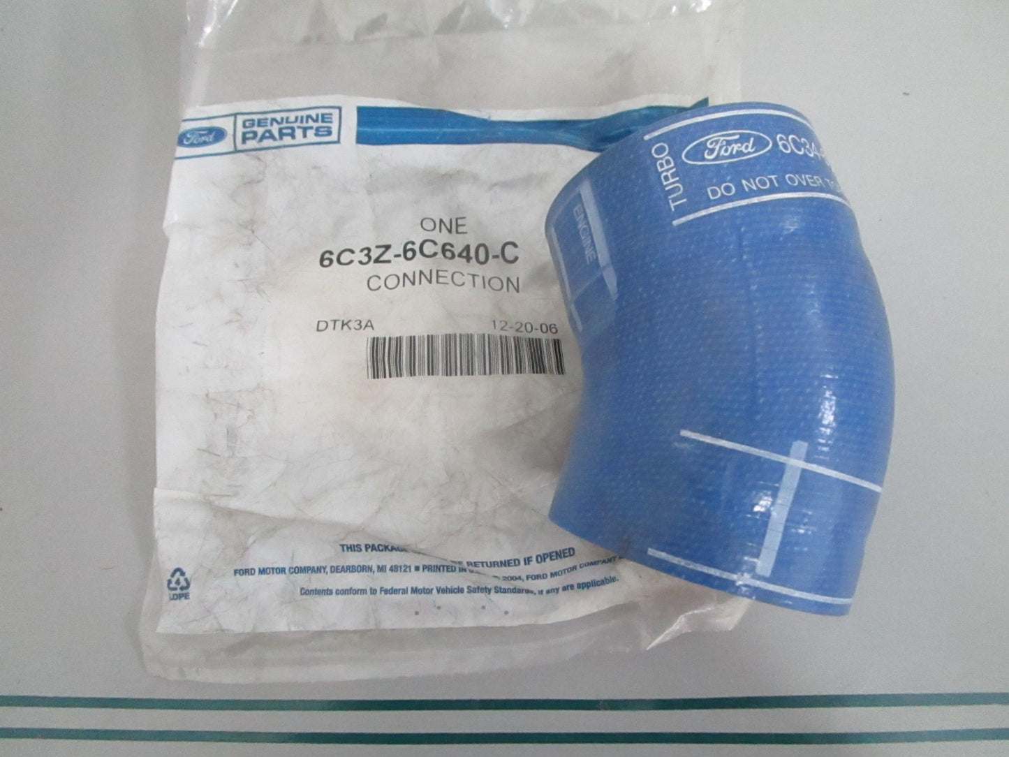 Ford 6C3Z-6C640-C Intercooler Hose Boot 6.0L Power Stroke F250 F350 NEW OEM 0820