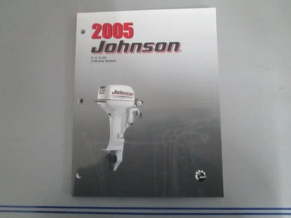 *NEW OEM* 0820 OMC Johnson Evinrude 2005 4,5,6HP 4-Stroke Models Manual 5005988