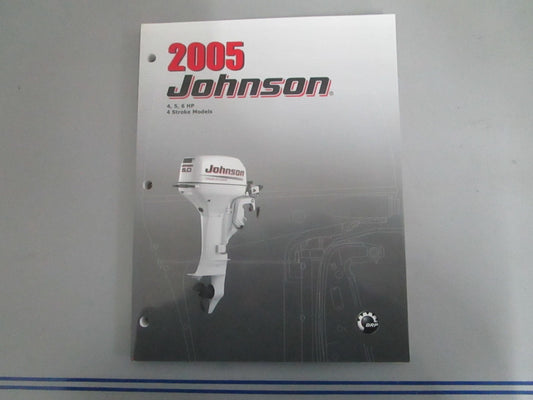 *NEW OEM* 0820 OMC Johnson Evinrude 2005 4,5,6HP 4-Stroke Models Manual 5005988