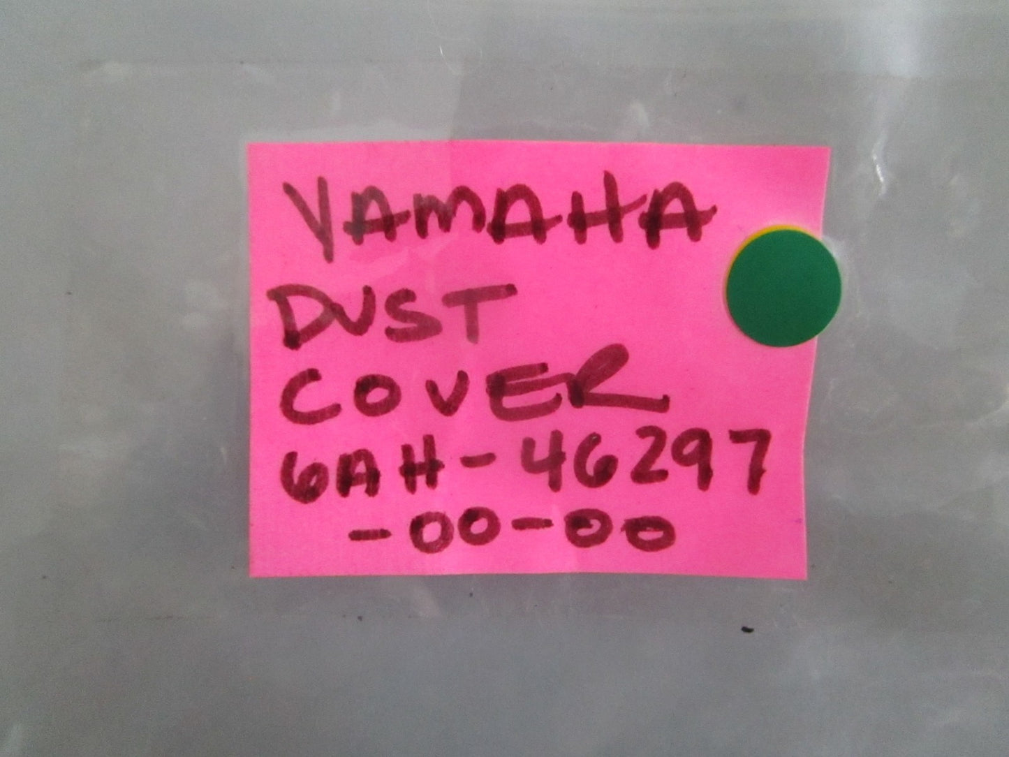 Yamaha NEW OEM Dust Cover 6AH-46297-00-00 NOS Genuine Marine Part 0820