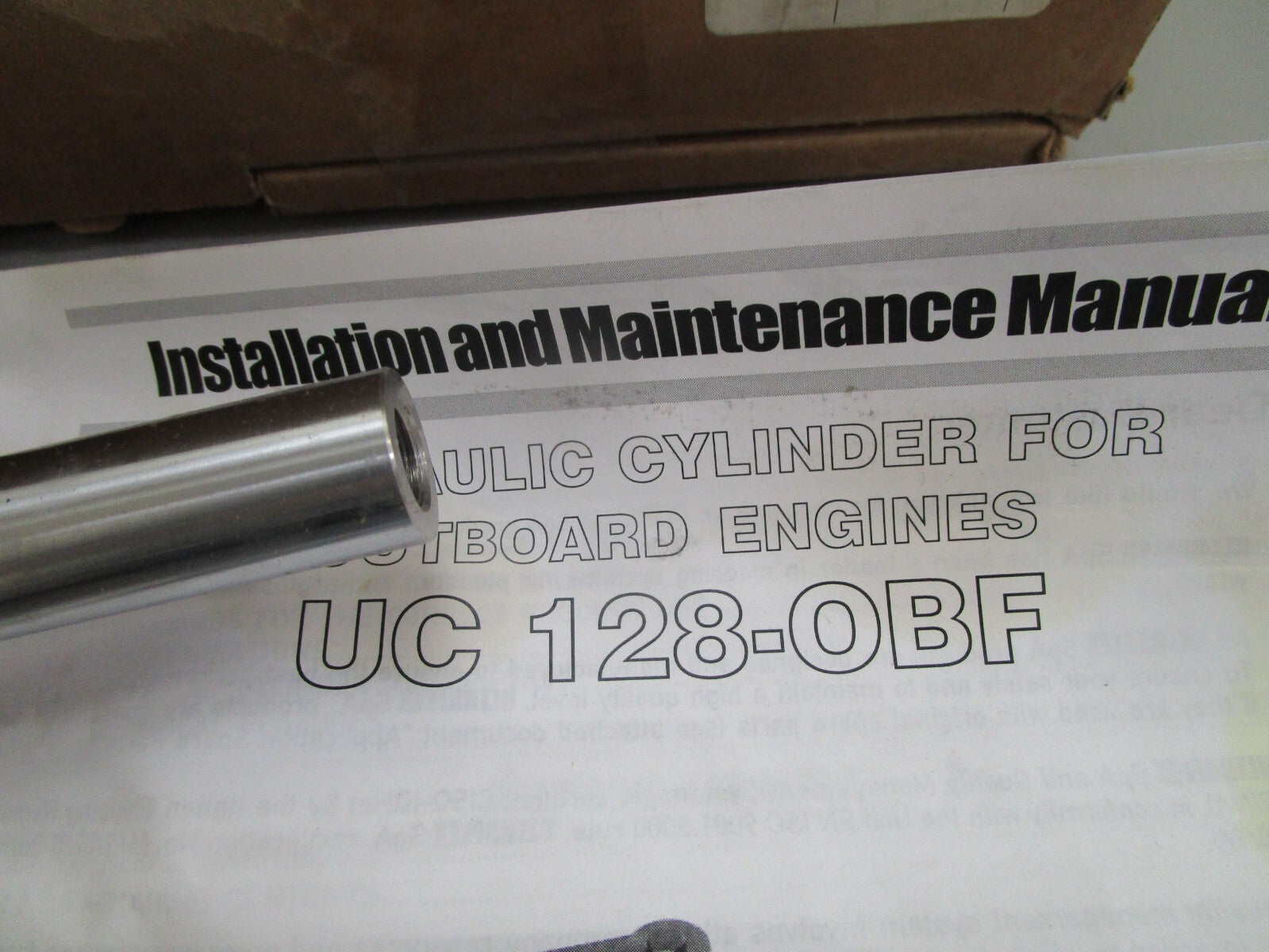 *NEW* 0820 U-Flex Hydraulic Steering Cylinder UC128OBF-1P