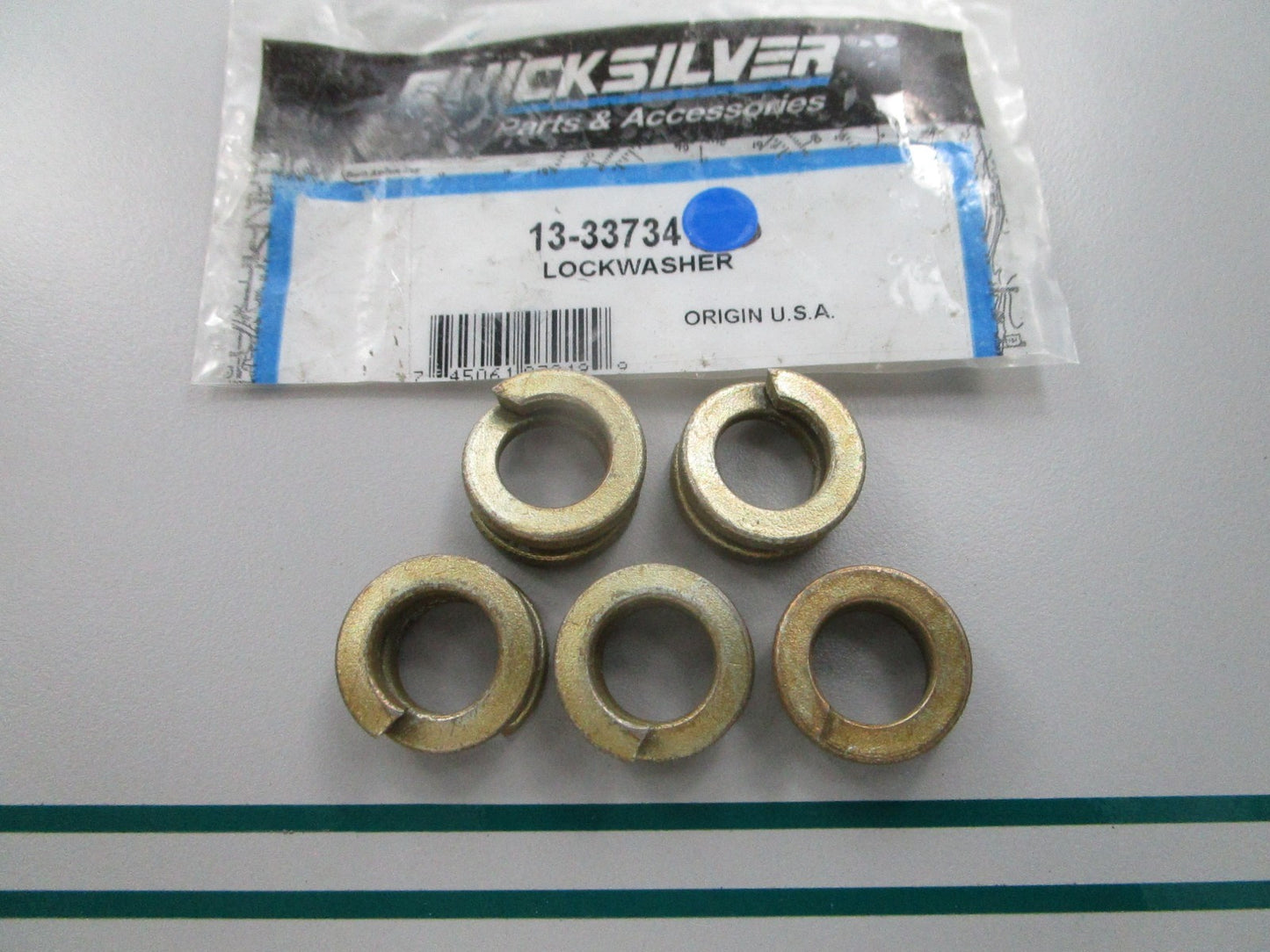 NEW OEM (LOT OF 5) 13-33734 Mercury Quicksilver Lockwasher 0810