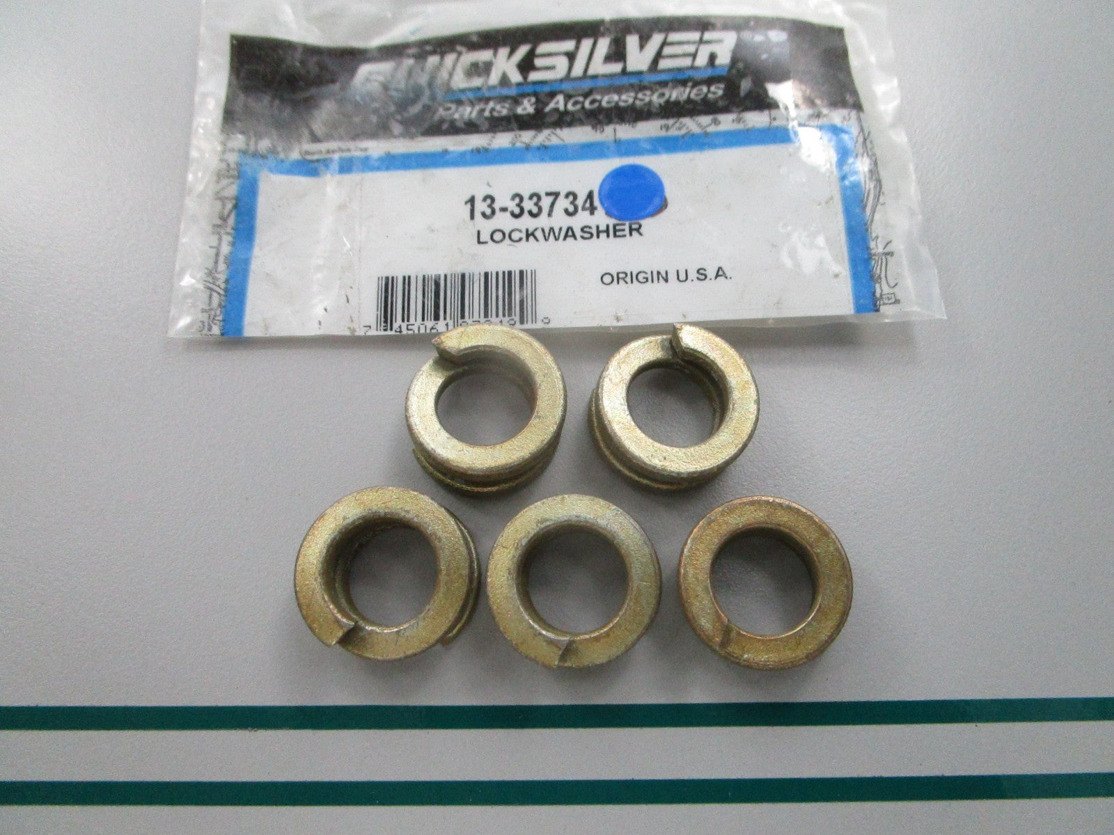 NEW OEM (LOT OF 5) 13-33734 Mercury Quicksilver Lockwasher 0810